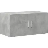 vidaXL Wandschrank Betongrau 80x42,5x40 cm Holzwerkstoff
