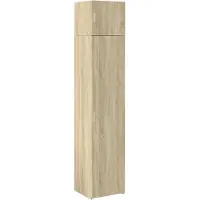 vidaXL Hochschrank Schmal Sonoma-Eiche 45x42,5x225 cm Holzwerkstoff