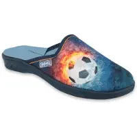 Befado Jungen Hausschuhe 707Y412 Fußball, Blau 32