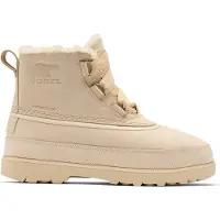 Sorel - Warme und wasserdichte Stiefel - Ambler Fireside Chukka WP W Bleached Ceramic Warm Gold für Damen aus Leder - Größe 40 - Beige