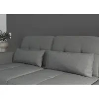 Sit&More Sofakissen SIT & MORE "Baviene", grau, B:65cm H:25cm T:11cm, Polsterauflagen, Sofakissen, Set, bestehend aus 2 Nierenkissen