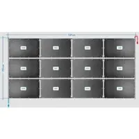 OKU Solarabsorber Pool-Solarheizung SET 24 - 12 Absorber