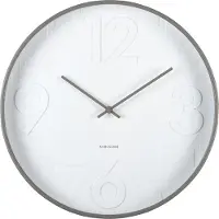 Karlsson Wanduhr Ayuno Dark Grey