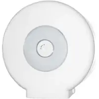TEMCA GmbH & Co. KG. racon basic Toilettenpapier-Spender, Kunststoff, weiß, Ø 27 cm, H 290 mm, B 290 mm, T 125 mm