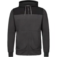 Engel Sweatshirtjacke mit Kapuze 8329-247-7920 Gr. 4XL anthrazit/schwarz