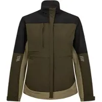 Engel Arbeitsjacke mit Stretch Entire Damen 1341-234-5320 Gr. XL forest green/schwarz