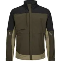 Engel Arbeitsjacke mit Stretch 1337-234-5320 Gr. L forest green/schwarz