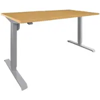 Stier Elektrisch Höhenverstellbarer Schreibtisch 501-33 180x80cm, Buche mel., 68-118cm