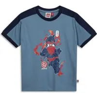 LEGO kidswear LWTAJ 710 - T-shirt Short Sleeve dusty blue (522) 140
