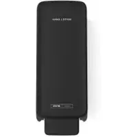 CWS Hygiene Deutschland GmbH & Co. KG CWS PureLine Black Handlotion Handlotionspender, mit Panel, Manueller Lotionspender mit beidseitiger Füllstandsanzeige, Maße (H x B x T): 296 x 123 x 136 mm