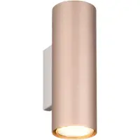 TRIO Leuchten Wandleuchte Marley 212400265, Metall Coffee/Warm Grey, exkl. 2x GU