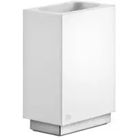 Gessi Rettangolo Accessoires Glashalter einzeln Standversion, Becher weiß, 20834099, Farbe: Schwarz XL