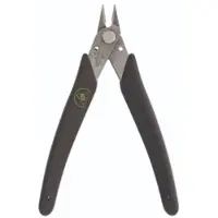 Xuron LXAS Micro-Shear Seitenschneider polierte Oberfläche mit ESD gerechten Griffen schwarz/silber - schwarz/silber