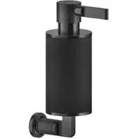 Gessi Inciso Seifenspender zur Wandmontage, Behälter schwarz matt, 58514710, Farbe: Messing PVD