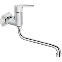 Heinrich´s Wand-Spültischmischer Alpha 350 Schwenkauslauf, Ausladung 250 mm, chrom - Z056870-00010