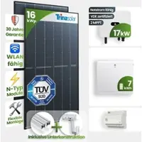 TEPTO 16 kWp PV-Anlage 36x Trina 455Wp Fullblack 7kW Speicher