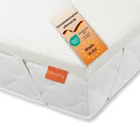 Sleepling ergonomischer Kaltschaum Topper, 140 x 200 cm, 5 cm, H2, weiche Matratzenauflage,