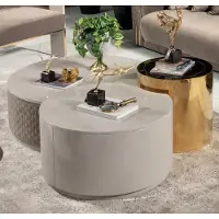 AEA Couchtisch Wohnzimmer Sitz Modern Design Holz Polster JV Möbel Einfarbig
