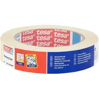 TESA 6x tesakrepp 4323 Basic, 50m:25mm, hellbeige | 1 Rolle