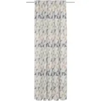 Wirth Vorhang "Berlare" Gr. 4, rosa (rosé), B:132cm H:245cm, Jacquard, Baumwolle, Polyester, Gardinen, Vorhang