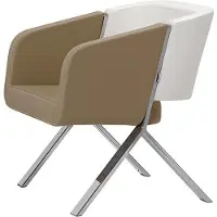 AEA Sessel Polster Beige 1-Sitzer Textill Sitz Design Sessel Modern Couch Sofas