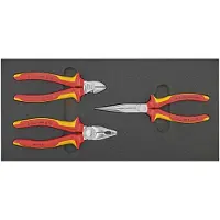 Knipex Werkzeugmodul 1/3 188 x 395 x 30mm Zangen VDE 3-teilig