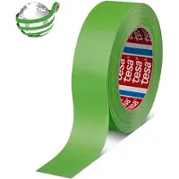 TESA 8 Rollen 4338 Premium Abdeckband für Lackierprozesse, 50 m x 38 mm, grün