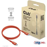 Club 3D CLUB3D USB2 Typ-C Bi-Direktionales USB-IF es Kabel 480Mb, PD 240W(48V/5A) EPR St./St. 1m, 1 m, USB C, USB C, USB 2.0, 0,48 Gbit/s, Orange