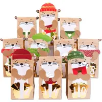 Dripio Adventskalender Otter, Tüten mit Stanzteilen, 0,37 kg