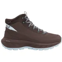 Jack Wolfskin Outdoorwinterstiefel "WILD QUEST TEXAPORE MID W", Damen, Gr. 42,5, peat, Leder, Synthetik, Schuhe Outdoorwinterstiefel, Winterboots, Winterstiefel, Snowboots, Winterschuhe, gefüttert