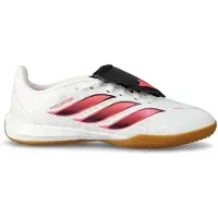 Adidas Fußballschuh PERFORMANCE "PREDATOR LEAGUE KIDS, UMSCHLAGBARE ZUNGE", Kinder, Gr. 33, pink (cloud weiß, solar turbo, core schwarz), Synthetik, Schuhe Fußballschuh, für Hallenboden