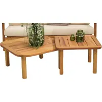 AEA Gartenmöbel Set 2x Couchtische Kaffeetische Designertische Quadratische Tische