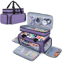 Merkloos Nähzubehör Organizer - Moderne Lila Handtasche