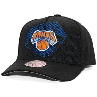 Mitchell & ness Kappe - NBA Tilted Pro Snapback - New York Knicks - Black