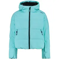 CMP Mädchen Skijacke mit Kapuze und Clima Protect blau 164