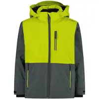 CMP Jungen Skijacke mit Kapuze und Clima Protect gelb 164