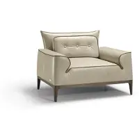 AEA Design Leder Sessel Wohnzimmer Lounge Luxus Stuhl Design Möbel Braun Prianera