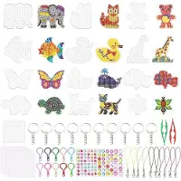 OEM Ironing Beads Stencil Set - 13 transparent plates - Accessoires for craft and children gift