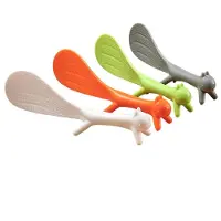 Merkloos Rijstlepels Set - Eekhoorn Design - Kunststoff - Qcwwyizp4gad9xy