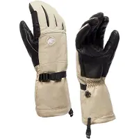 Mammut - Vielseitige und wasserdichte Handschuhe - Stoney HS Thermo Glove Sablun für Damen aus Leder - Größe 7 - Beige