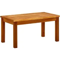 Merkloos Gartentisch aus massivem Akazienholz (70 x 40 x 36 cm)