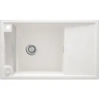 Deante 1-bowl magnetic granite sink with drainer
