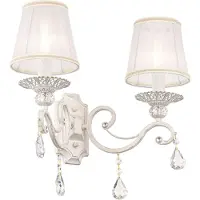 Maytoni Wandleuchte Grace, weiß, 2-flammig
