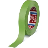 TESA 12 Rollen 4338 Premium Abdeckband für Lackierprozesse, 50 m x 25 mm, grün