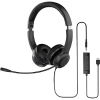 Acer AHW154, Kabelgebunden, Büro/Callcenter, 20 - 20000 Hz, 160 g, Kopfhörer, Schwarz