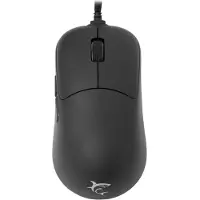 White Shark GRAPHENE, Beidhändig, Optisch, USB Type-A + PS/2, 12400 DPI, Schwarz