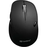 Sandberg 631-02, Rechts, RF Wireless + Bluetooth, 1600 DPI, Schwarz