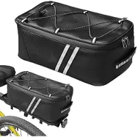 Generisch Gepäckträger-Tasche, 8 Liter - Reflektierend - Wasserdicht