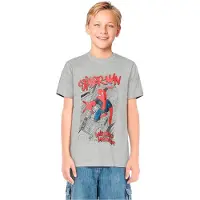 Mister tee Spiderman Comic Kurzarm-t-shirt