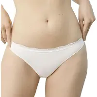 Ysabel Mora Mini Cotton With Lace Slip